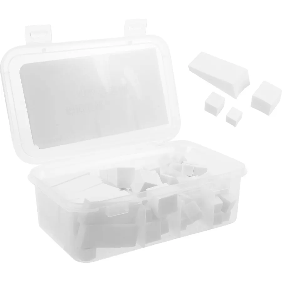 1 Box Nail Art Blending Sponge Kit Storage Box for Ombre Manicures