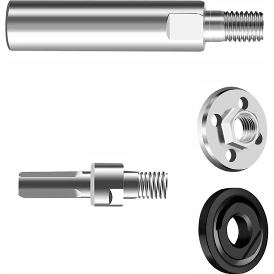 1 Set Angle Grinder Polishing Attachment Rod and Pressure Plates
