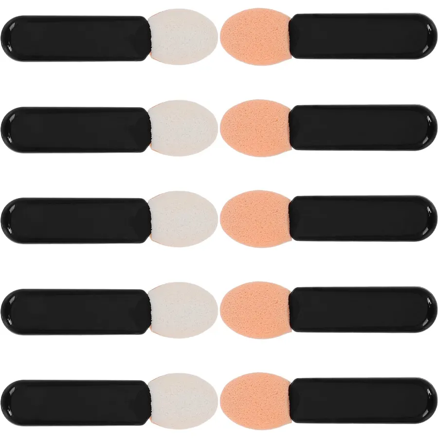 10 Pcs Mini Eyeshadow Sponge Applicator Brush and Precision Blending