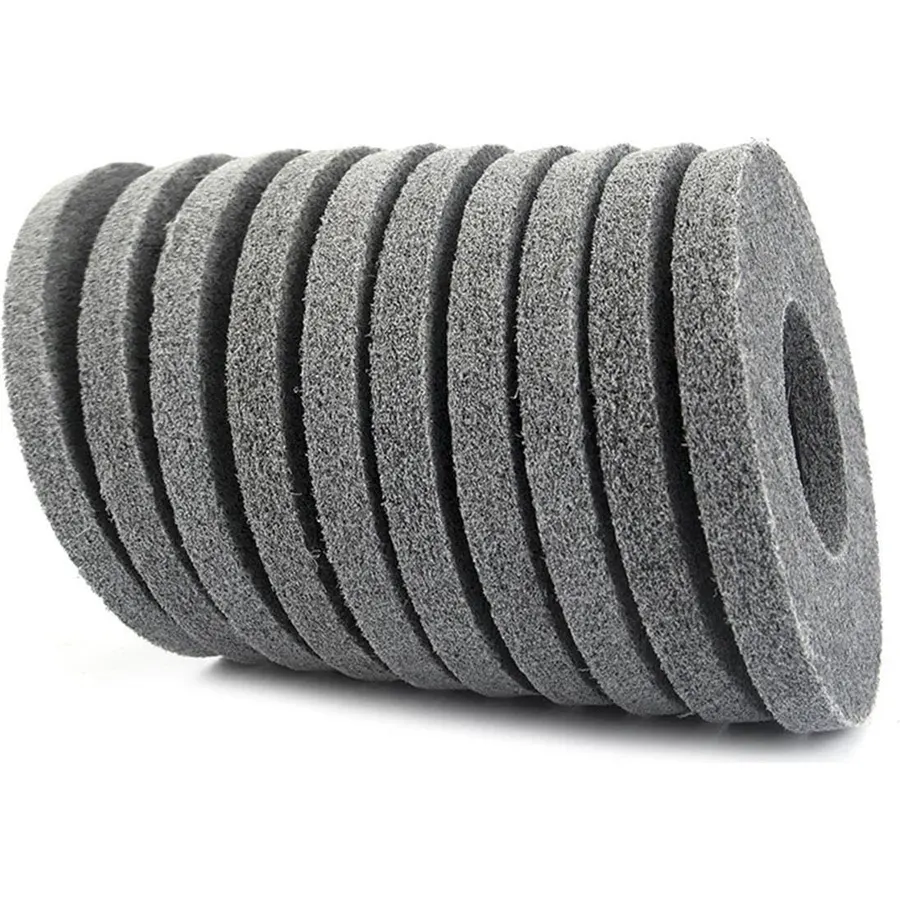 100/115/125mm Nylon Fiber Polishing Disc Grinding Disc for Angle Grinder Metal Woodworking Cleaning Tool