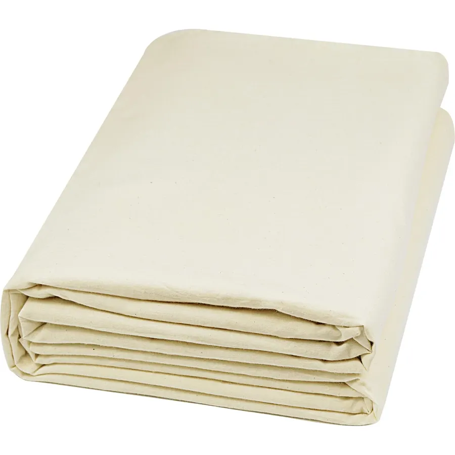 100% Cotton Muslin Fabric, 63" x 10 Yards Unbleached Fabric by The Yard