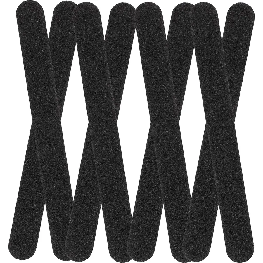 100pcs Black Double Sided Emery Board Nail File