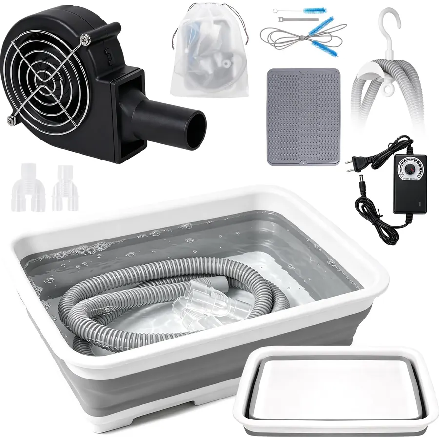 11 Pack CPAP Cleaning Kit with Hose Dryer for 22mm & 15mm CPAP Tubing