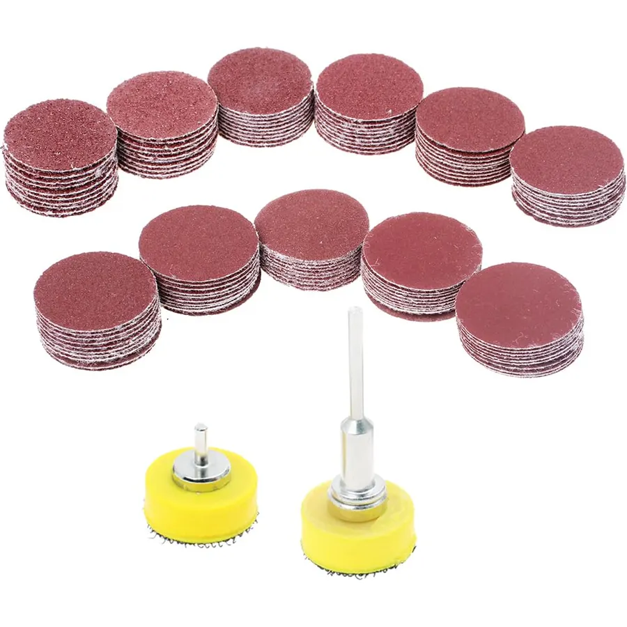 110PCS 1 Inch Sanding Discs Kit for Drill Sanding Attachment