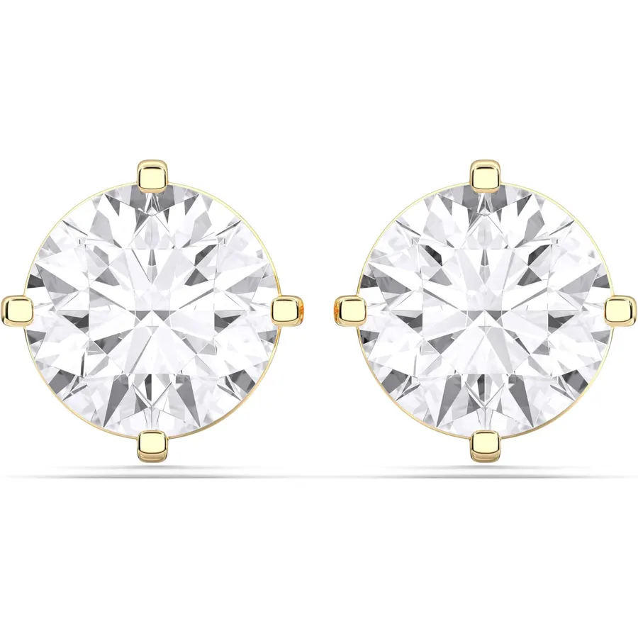 14K Yellow/White Gold Stud Earrings With 1-2 Carat Lab Grown Diamond, IGI Certified LAB GROWN Diamond Earrings 4 Prong Push Back (E-F Color, VVS-VS), Stud Earrings For Women, Fine Jewelry