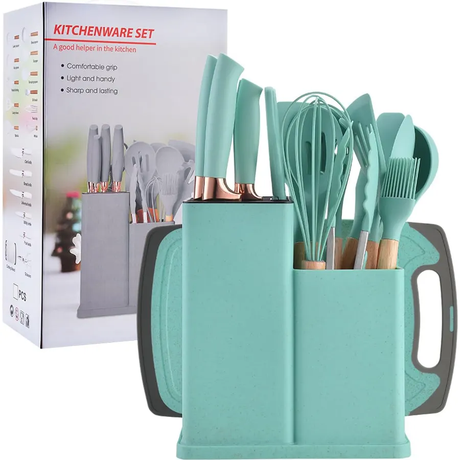 19 PCS Black Kitchen Cooking Utensils Set Kitchen Tools Set