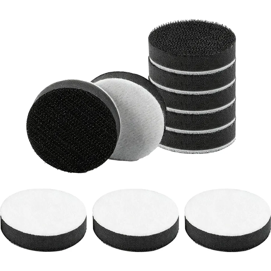 2 Inch Foam Interface Pad, Hook and Loop Detail Sanding Pads, 10PCS