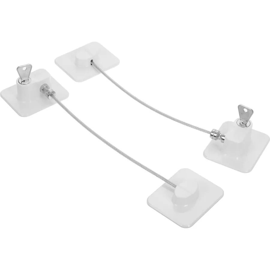 2 Pcs Childproof Refrigerator Lock, Cabinet and Window Safety