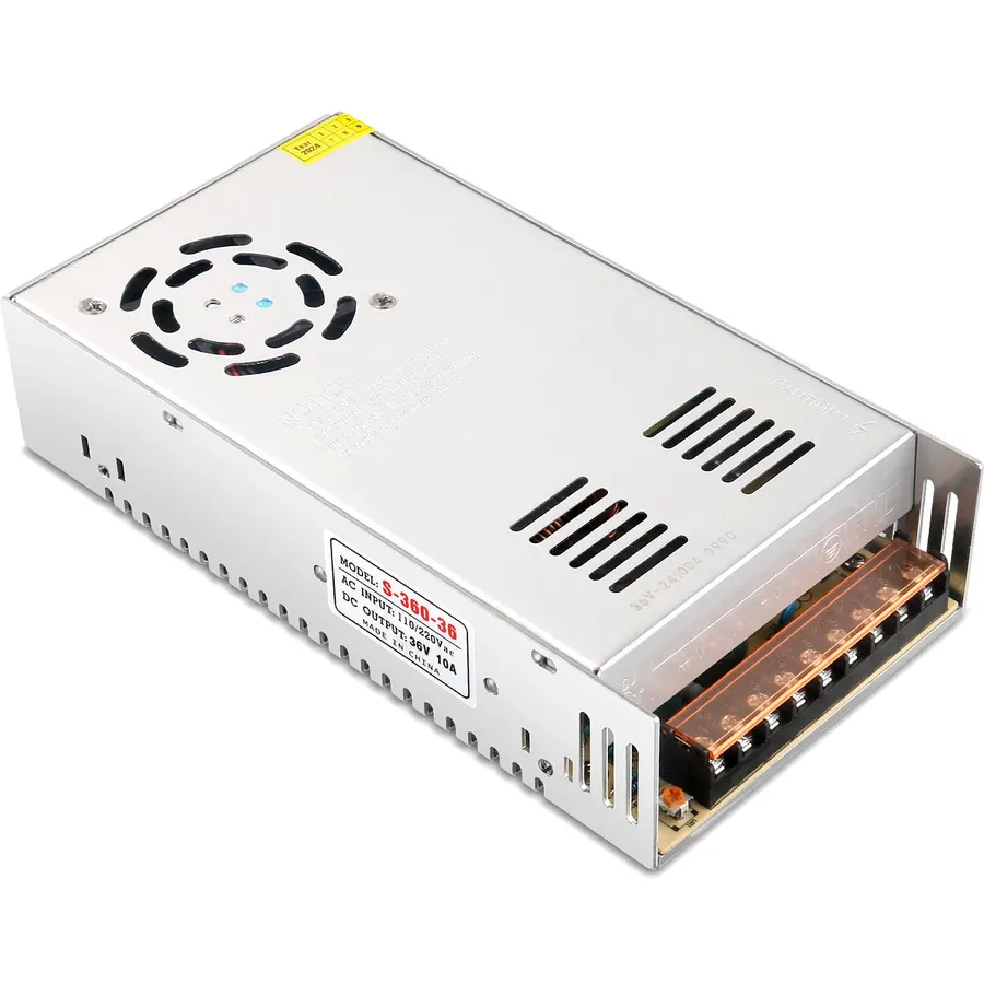 36V 10A Power Supply 360W AC 110-220V to DC 36V 10Amp for CCTV Camera