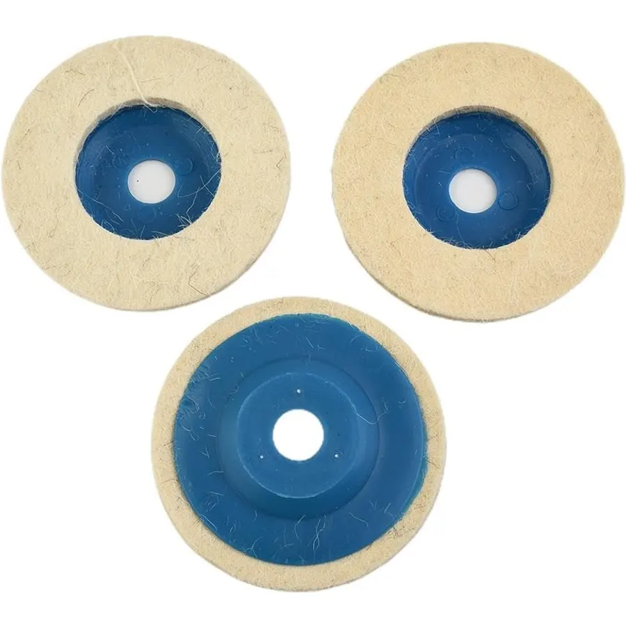 3pcs 100mm Felt for premium for Angle Grinder 3pcs 100mm Felt
