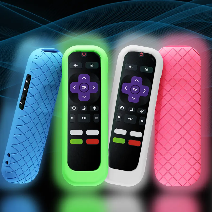 BESIA [Glow in The Dark] (Pack of 2) Replacement-Remote-Control for Roku-TV,Compatible for TCL Roku/Hisense Roku/Onn Roku/Philips Roku Smart TVs(Not for Stick and Box) TCL TV 91
