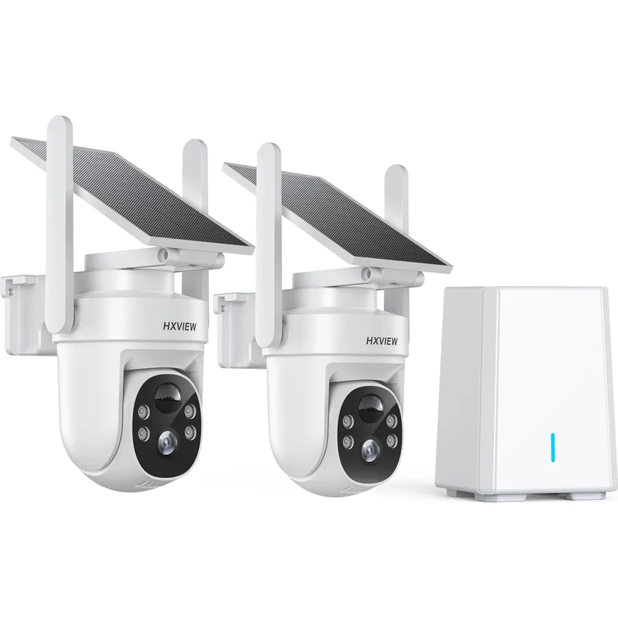 aosu 2K QHD Solar Security Cameras Wireless Outdoor System, 2-Cam-Kit