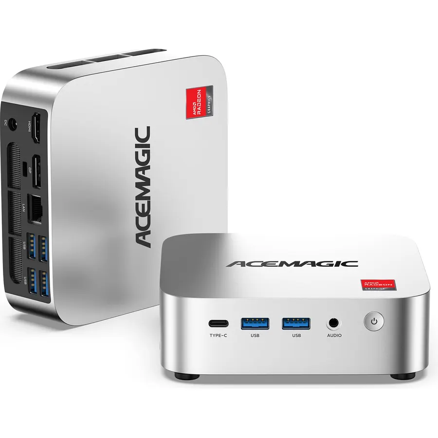 ACEMAGIC K1 Mini PC AMD Ryzen R2544 (4C/8T Up to 3.7GHz) 8GB DDR4 256GB SSD