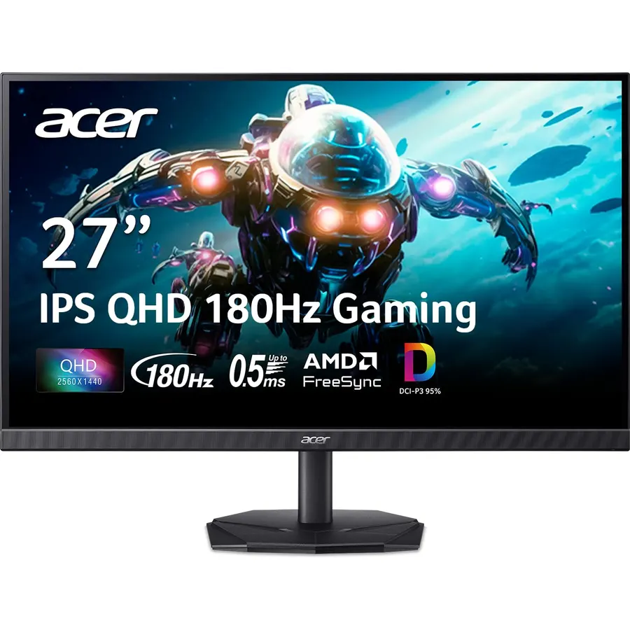 Acer Nitro 27in QHD 2560x1440 IPS 180Hz Gaming Monitor XV271U M3bmiiprx