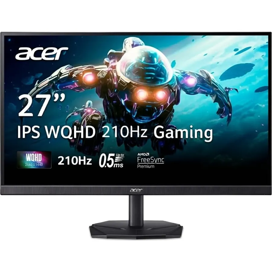 Acer Nitro 27in QHD 2560x1440 IPS 275Hz Gaming Monitor KG271U Z2bmiipx
