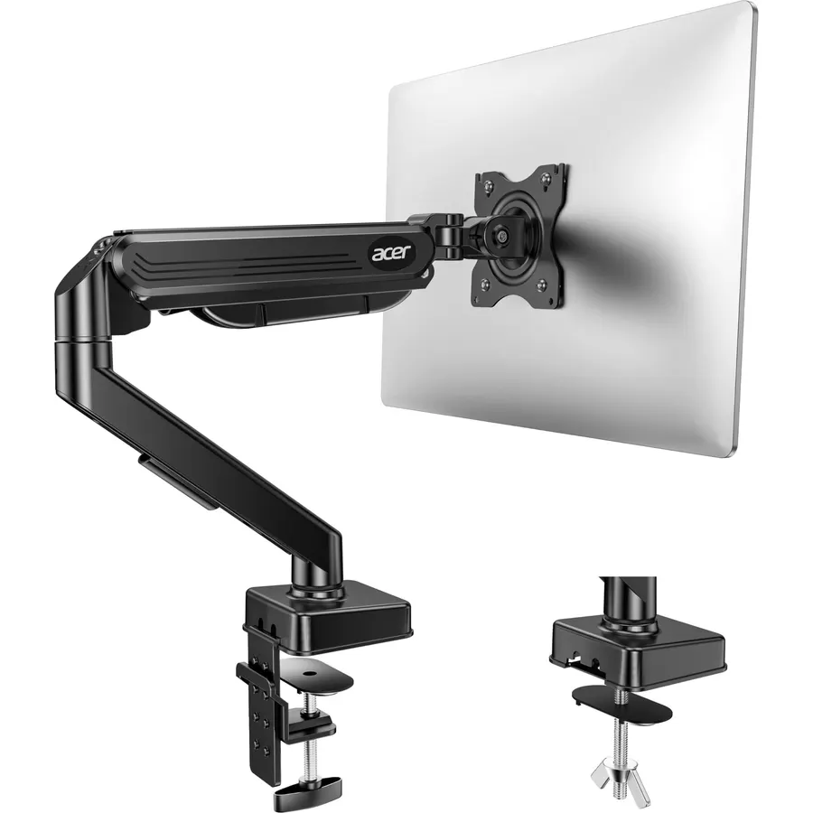 Acer Single Monitor Mount, Fully Adjustable Monitor Arm Fits 17-34 Inch Screens (AMS001)