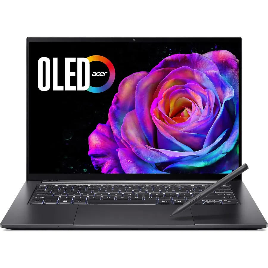 Acer Swift X 14 Laptop | 14.5" 3K OLED Gorilla Glass 120Hz Touch Display | Intel Core Ultra 9 Processor 285H | NVIDIA GeForce RTX 5070 | 32GB LPDDR5X | 1TB SSD | Haptic Touchpad | SFX14-73G-91QV