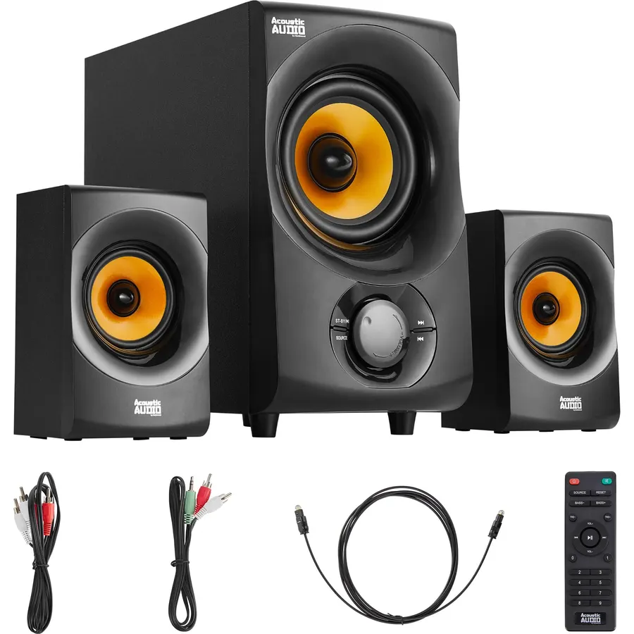 Rockville HTS45 5.1 Channel Bluetooth Home Theater Audio System