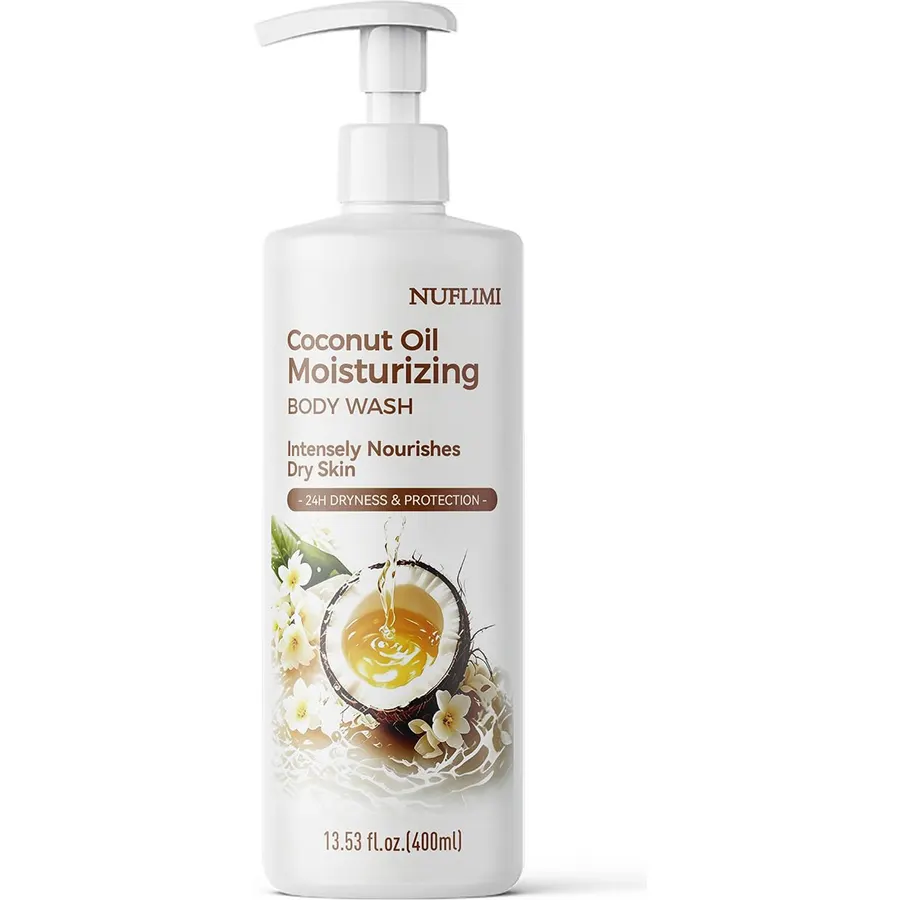 Aloe Vera Body Wash, Foaming Shower Gel with Panthenol,