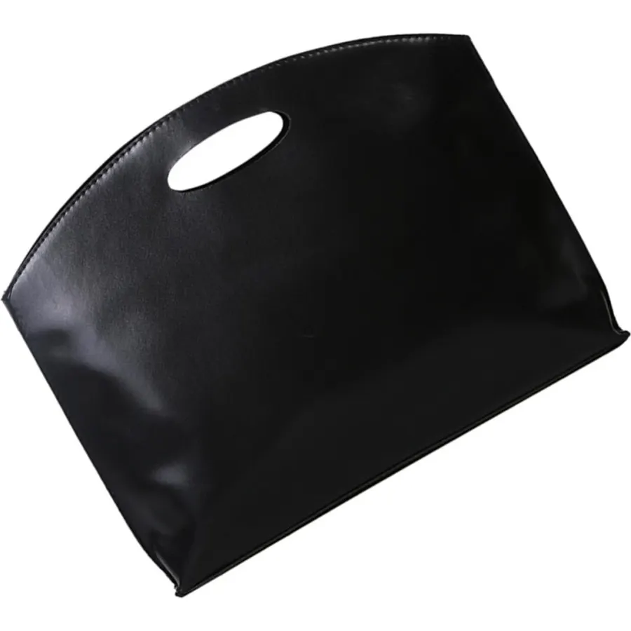 Angoily PU Leather Briefcase Handbag Large Capacity for Professionals