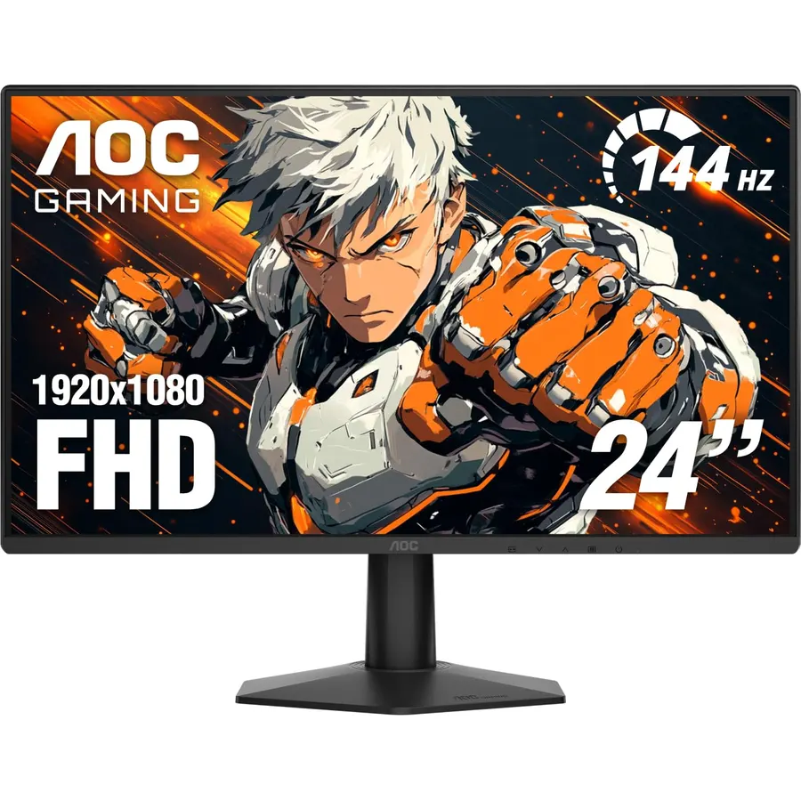 AOC 24 Inch Gaming Monitor FHD 144Hz Fast IPS 0.5ms HDR, 24G51F