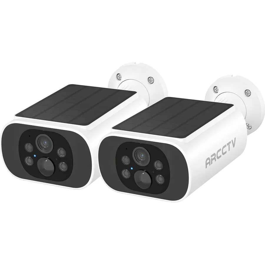 ARCCTV Solar Camera Outdoor Wireless for Home Security Built-in Solar Panel
