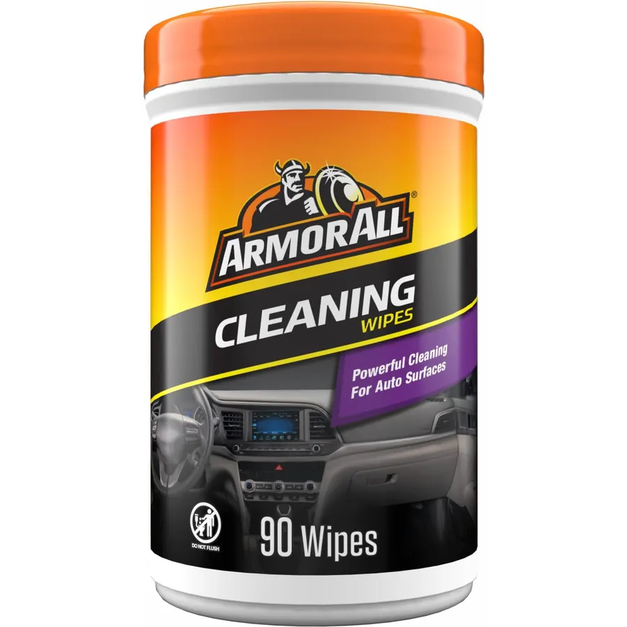 Armor All Car Cleaning Wipes, 90 Count Canister, Car Wipes