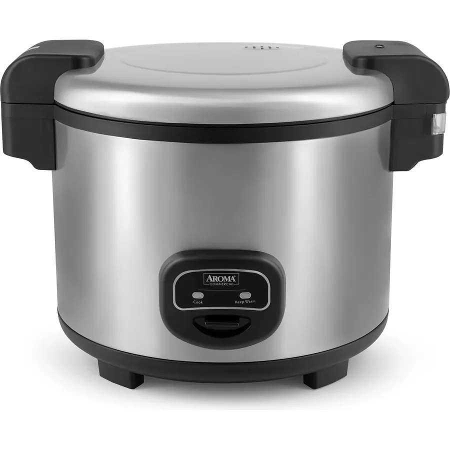 Aroma Housewares Commercial 60-Cup (Cooked) / 14Qt. Rice & Grain Cooker (ARC-1430E), White