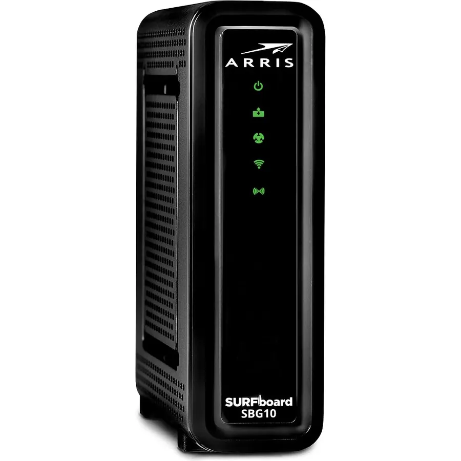 ARRIS (SBG10) - Cable Modem Router Combo - DOCSIS 3.0 16 x 4 Gigabit & AC1600 WiFi, [Check with your provider for compatibility]400 Mbps Max Internet Speeds