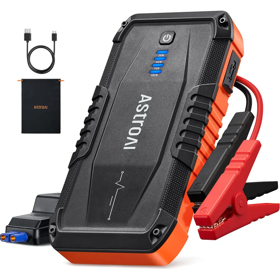 AstroAI S8 Car Battery Jump Starter 1500A - Portable 12V Lithium Jump Box