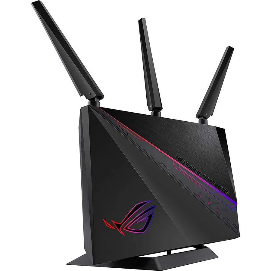 ASUS ROG Rapture WiFi Gaming Router (GT-AC2900) - Dual Band Gigabit Wireless Internet Router, NVIDIA GeForce Now, Aura RGB, Gaming & Streaming, AiMesh Compatible, Lifetime Internet Security