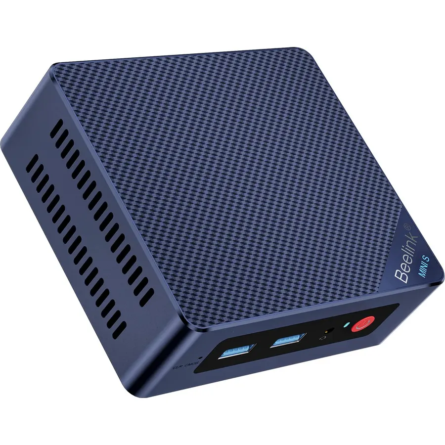 Beelink Mini S12 Mini PC,12 Generation Intel N95 (Up to 3.4GHz) 4C/4T,8GB DDR4 480GB SATA3 SSD,Micro PC 4K,Dual Display, WiFi5, BT4.2, 2.5G LAN, Low Power Mini Computer