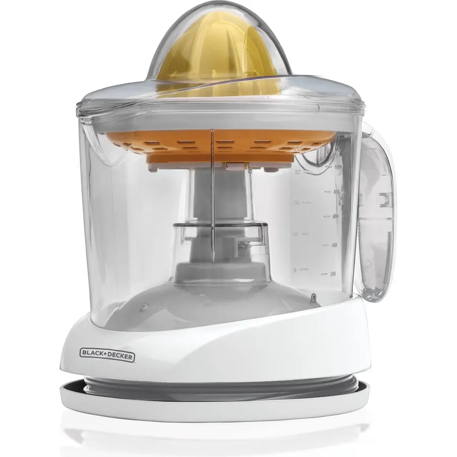 BLACK+DECKER 32oz Electric Citrus Juicer, CJ625, Pressure Activated, Adjustable Pulp Control, Dishwasher-Safe