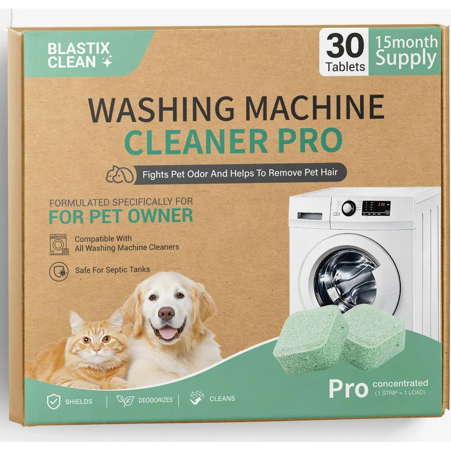 BLASTIX Washing Machine Cleaner for Pet Owners - Standard Strength