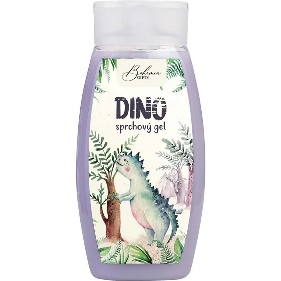 Bohemia Gifts DINO Children's Shower Gel Dinosaur Purple