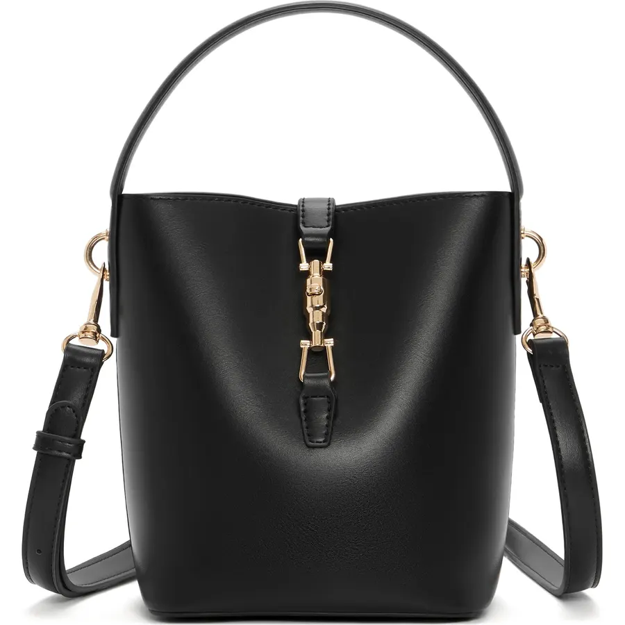 BOSTANTEN Small Bucket Bag Crossbody Purse Designer Handbag