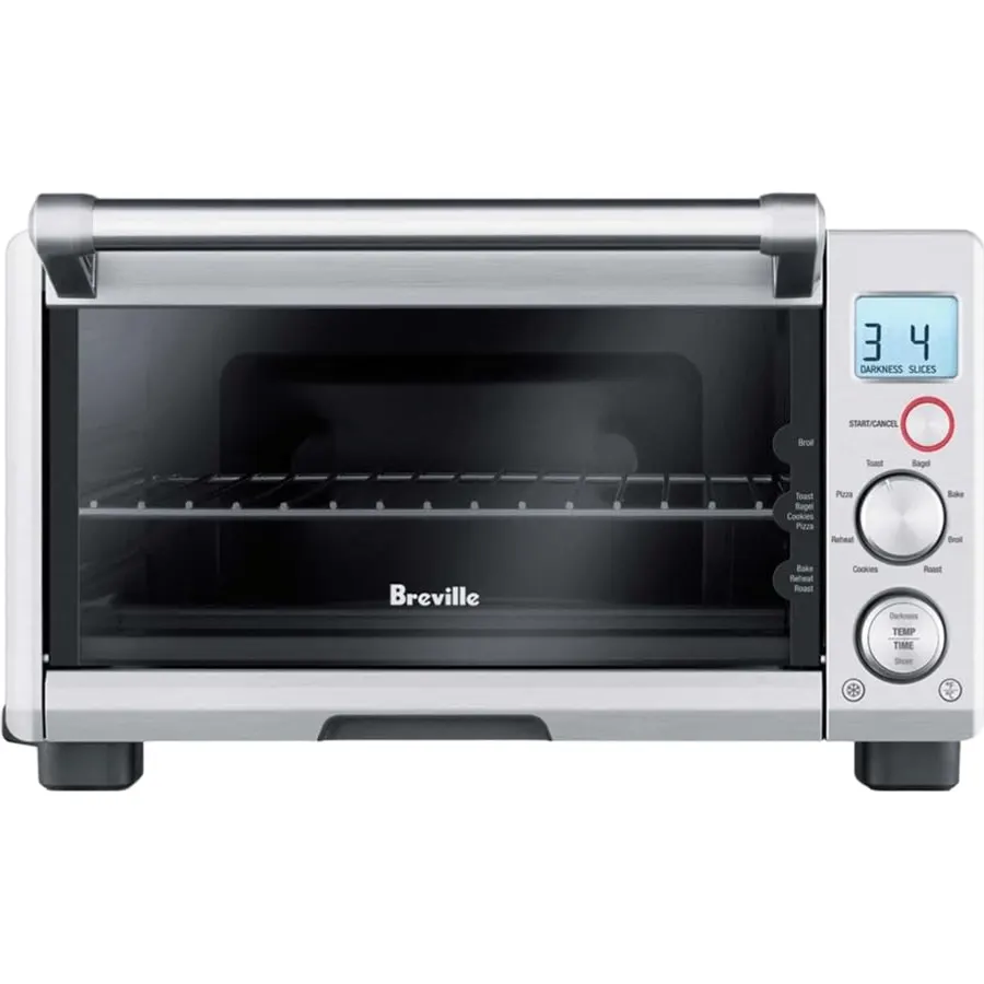 Breville BOV680BSS Smart Oven Air Fryer Compact, Brushed Stainless Steel