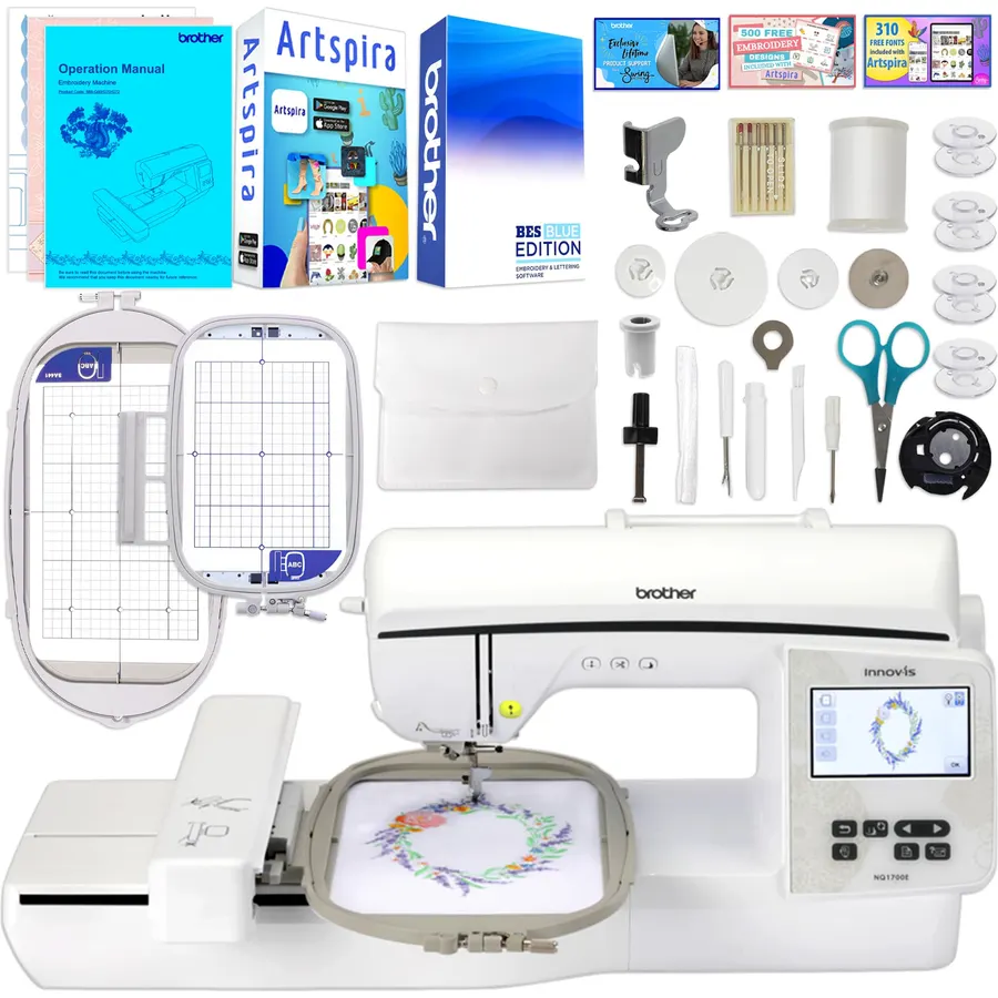Brother Innov-is NQ1700E Embroidery Machine 6" x 10" Large Hoop