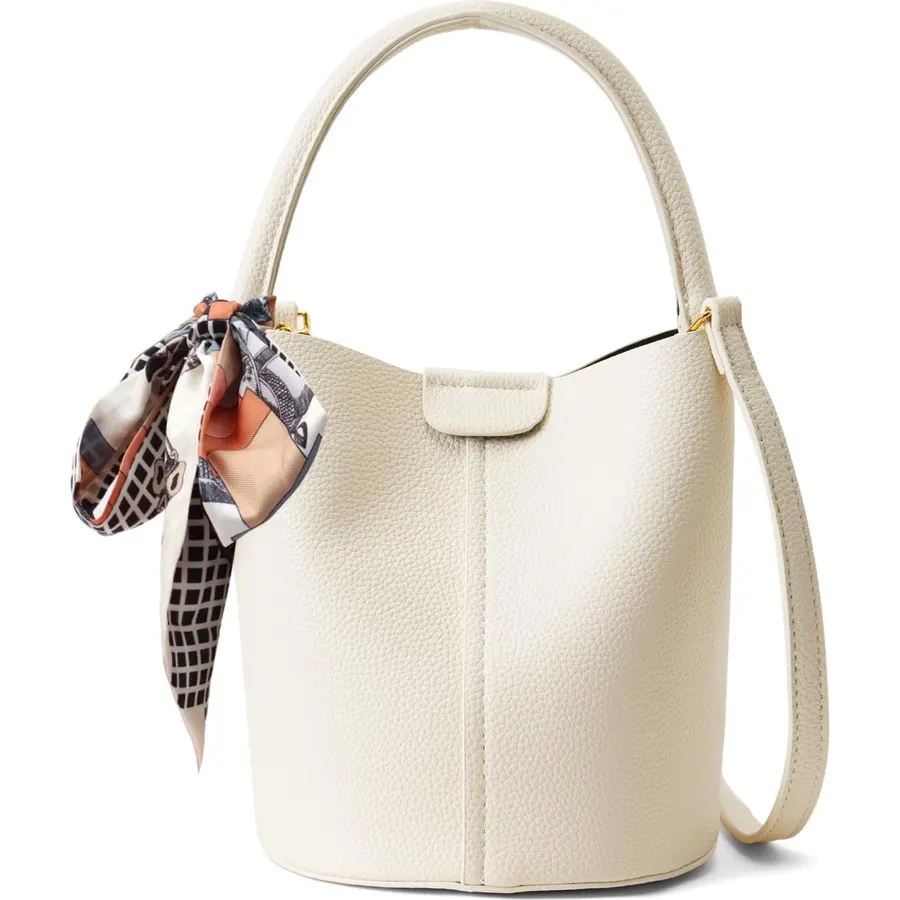 Bucket Bags for Women,Mini Crossbody Bag with Removable Shoulder Straps,Vegan Leather Handbags,Cartera de Mujer