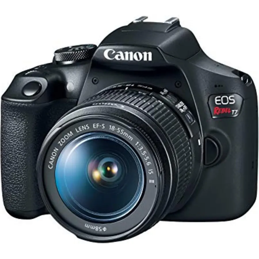 Canon EOS Rebel T7 DSLR Camera with 18-55mm Lens Bundle