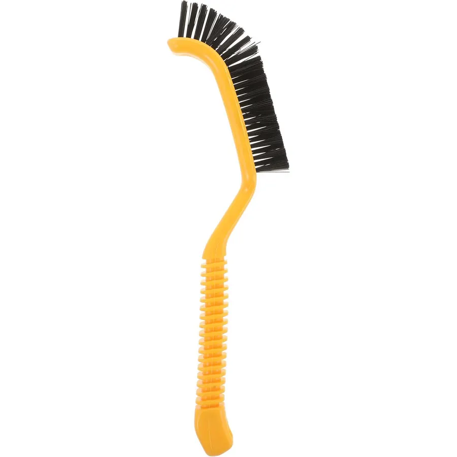 Car Wheel Tire Cleaning Brush with Ergonomic Plastic Handle for Detailing