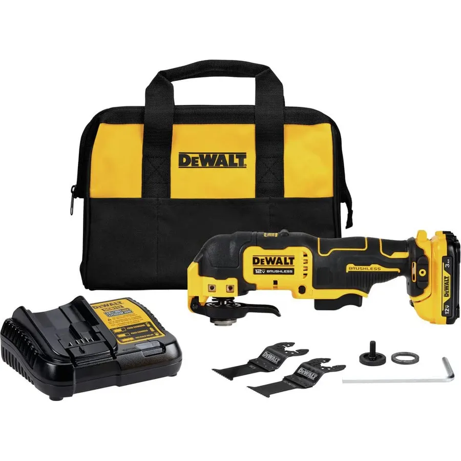 Cordless OSCILLATING Tool KIT, 12V, Cordless, 3.2 Degrees Oscillation Angle, 12V MAX Series