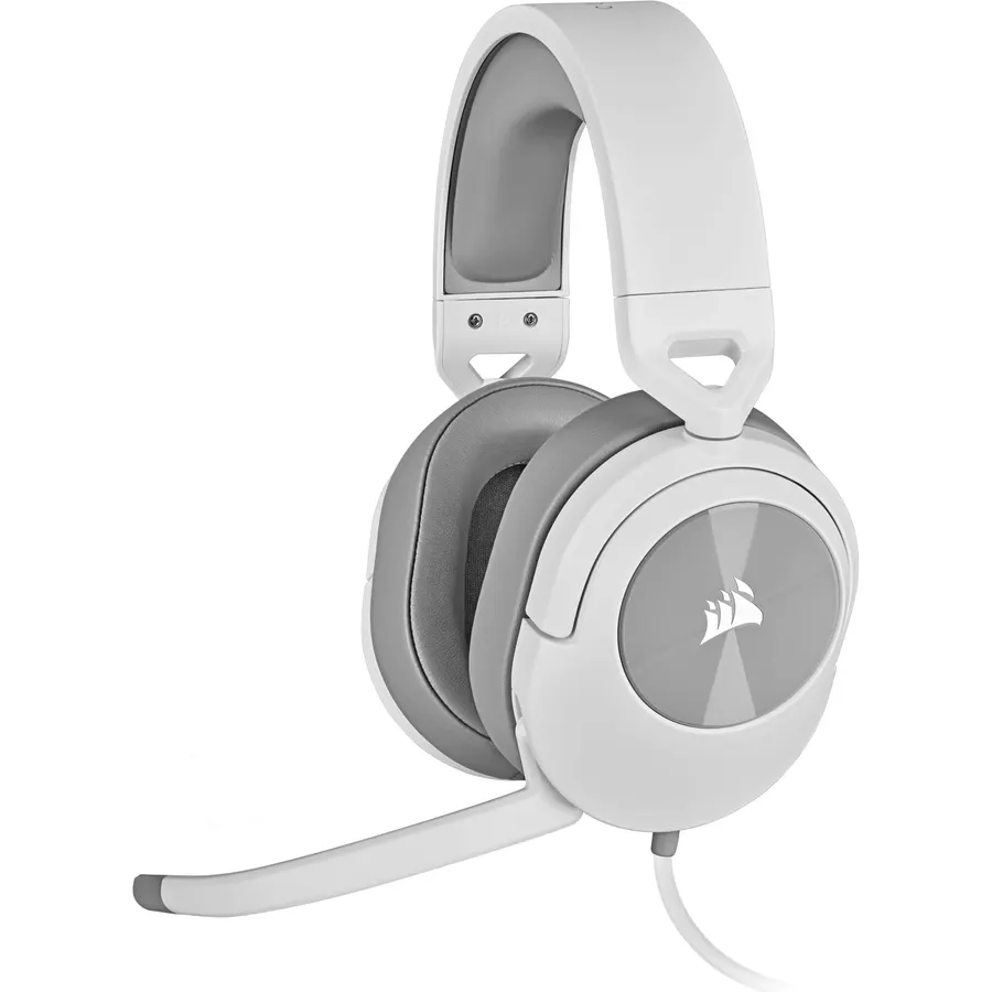 Corsair HS55 Surround v2 Multiplatform Lightweight Gaming Headset – White
