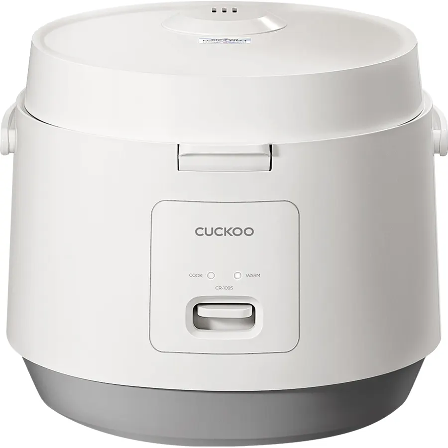 CUCKOO Rice Cooker and Warmer, 20-Cup Cooked, White, CR-1095