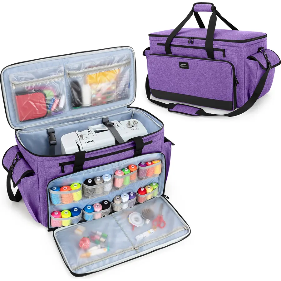CURMIO Universal Sewing and Embroidery Machine Carrying Case