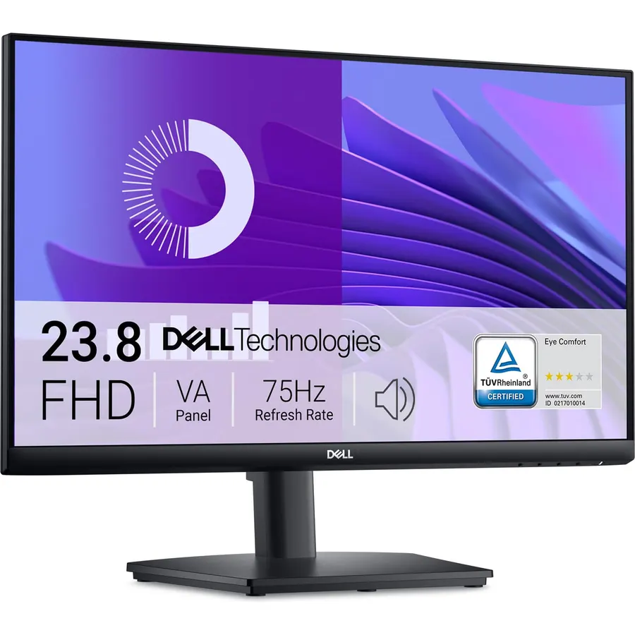 Dell 24 Monitor E2425HS, FHD, VA Panel, 75Hz, TUV Rheinland 3-Star