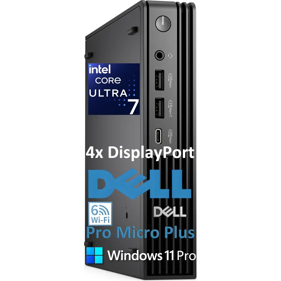 Dell Mini PC Desktop Computers, Intel Ultra 7 255H, 32GB DDR5, 1TB SSD