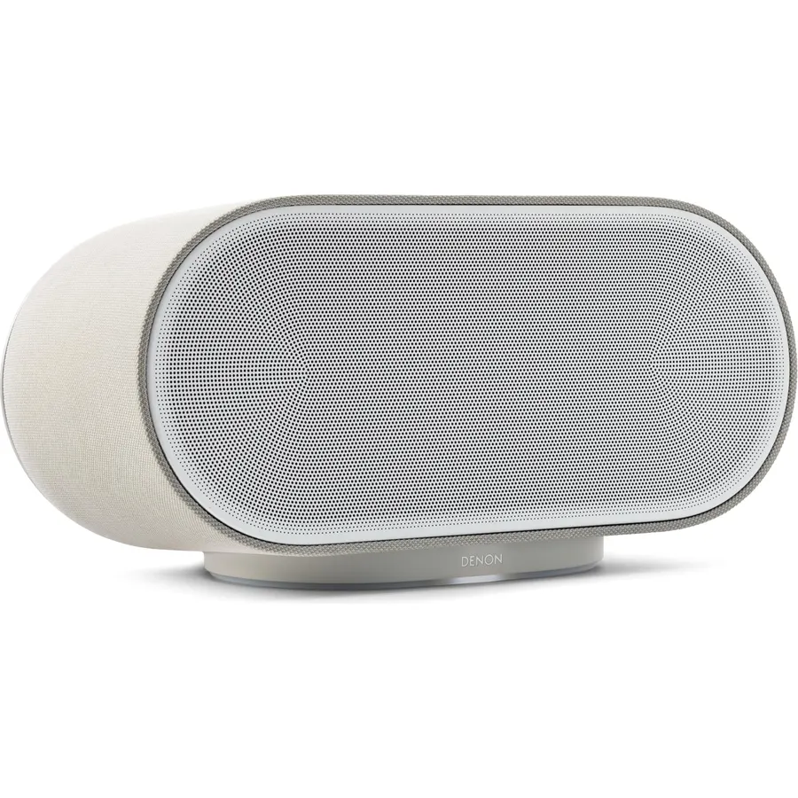 Denon Home 600 Speaker, Wireless Smart Speaker with Stereo Sound, Stone