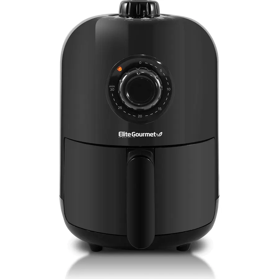 Elite Gourmet 1.1Qt Personal Air Fryer, 1000W, Oil-Less, Compact Design