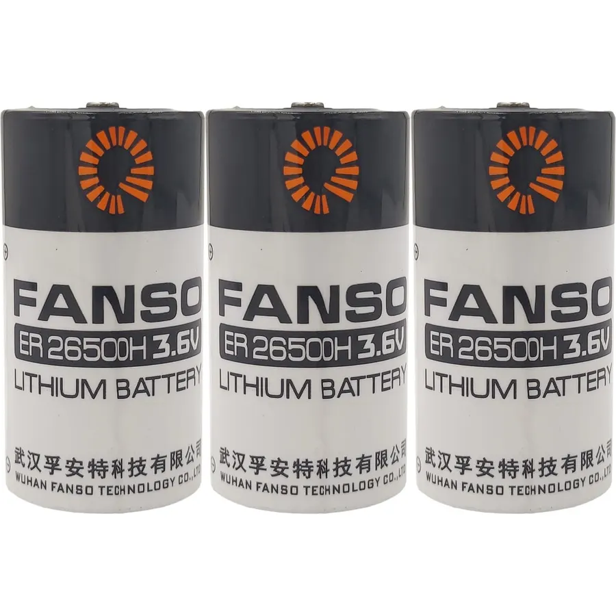 (3PCS/Set) ER26500H Replacement Battery ER26500 3.6V 8500mAh Size C Lithium Battery for Automobile Tire Pressure Monitor, Electricity Meter Battery